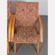 Paire de fauteuils en bois des années 1970