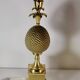 Brass Pineapple Lamp 1970 vintage France
