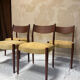 Chaises scandinaves en teck 1970