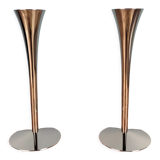 Pair of Solingen candle holders