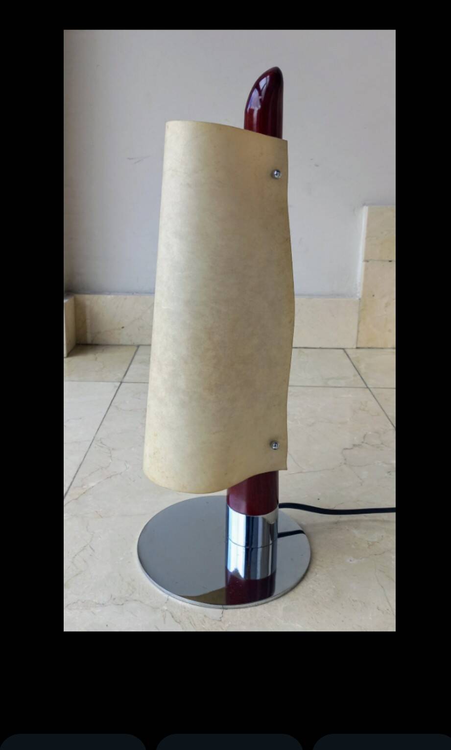 Pair of Taller Uno mcm desk lamps