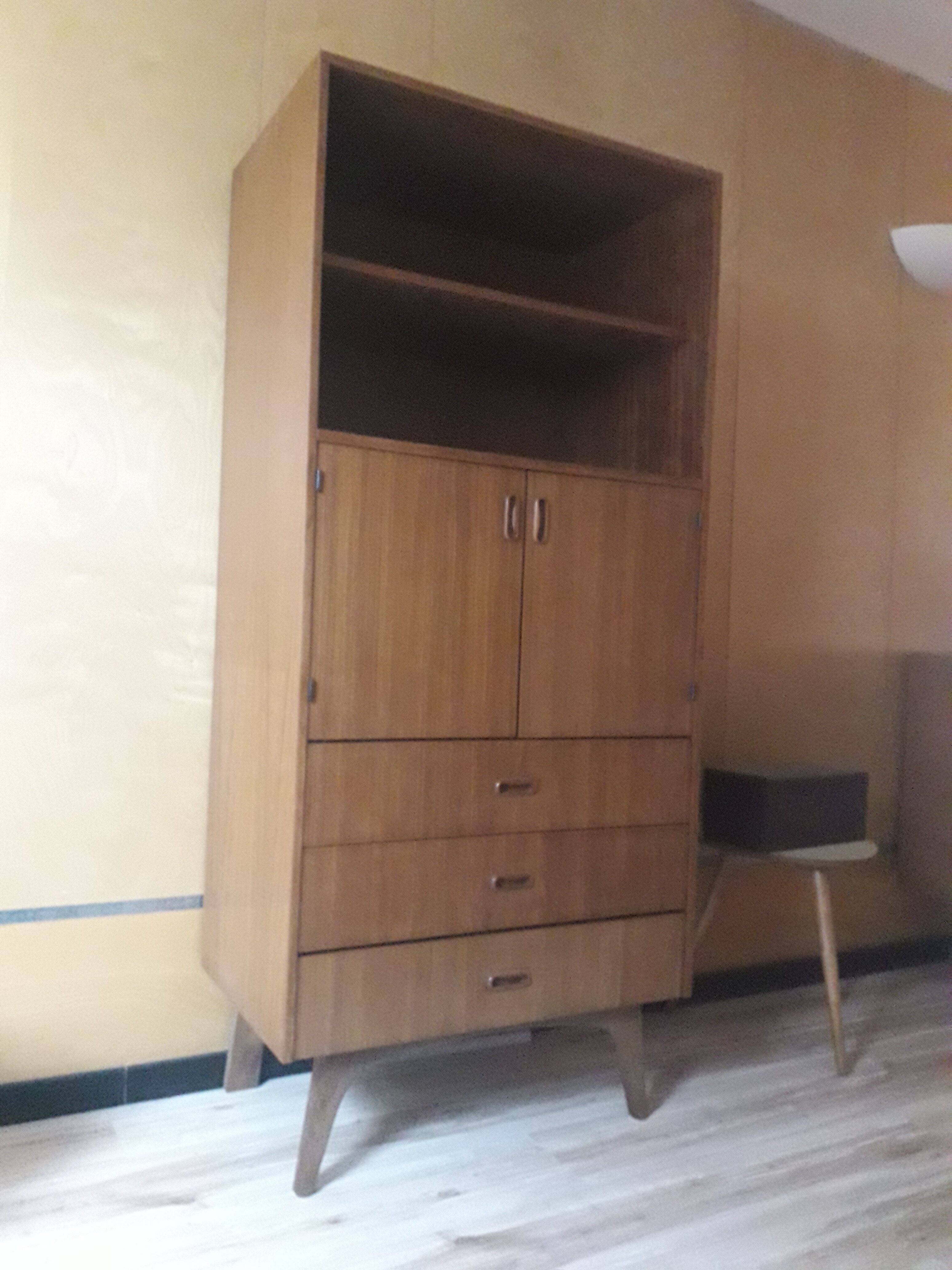 Vintage writing desk feet compass