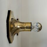 Pair of vintage brass sconces by Motoko Ishii for Staff Leucthen, 1970s