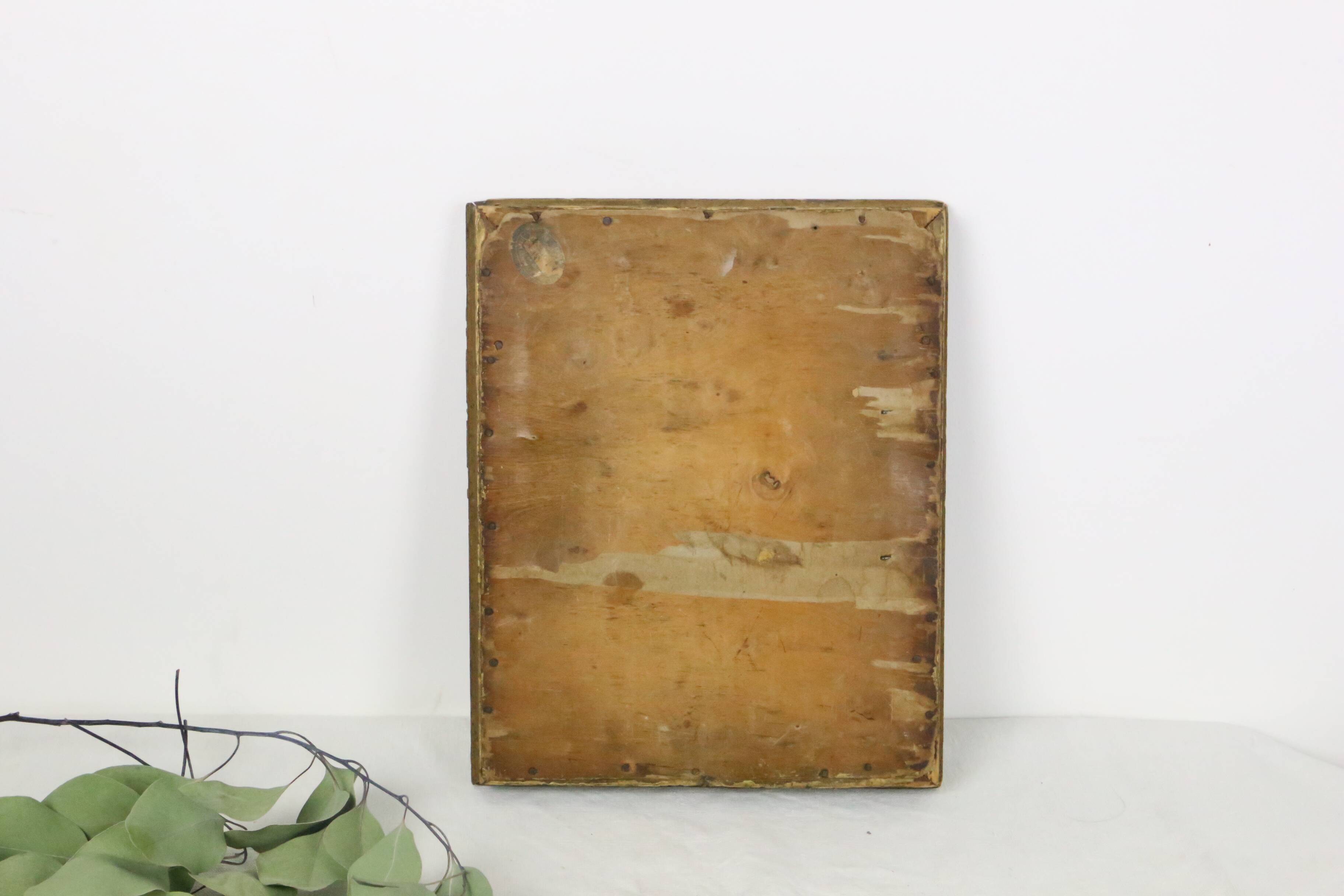 Gilded wooden mirror, 19th century