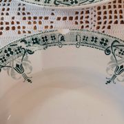 6 assiettes creuses anciennes Terre de fer