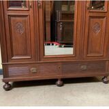 Antique Art Nouveau wardrobe
