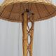 70s rattan lamppost