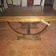 Art deco style dining room table and 6 chairs