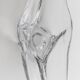 Clear Murano Glass Bowl by Richard Ginori, Heavy Art Glass, 1970s Italian Mid-Century Design