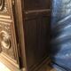 Antique Louis XIII armoire in solid walnut with carved doors