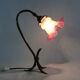 Art Deco Modernist tripod table lamp with brass swivel head