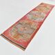 3x12 Super Soft Multicolor Vintage Runner Rug, 91x355Cm