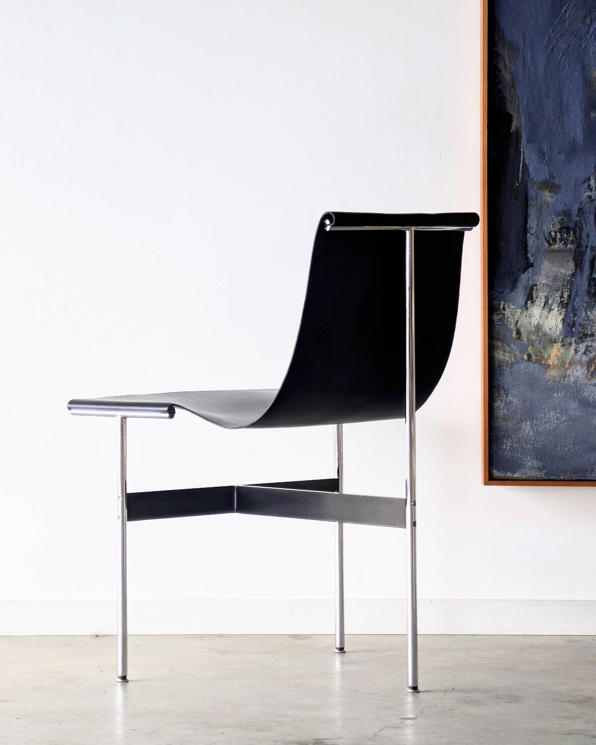 Vintage 3LC T Chair by William Katavolos, ed. Laverne int. 1952