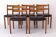 Set of 5 Niels Otto Møller Model 84 Chairs – Danish Teak & Leather