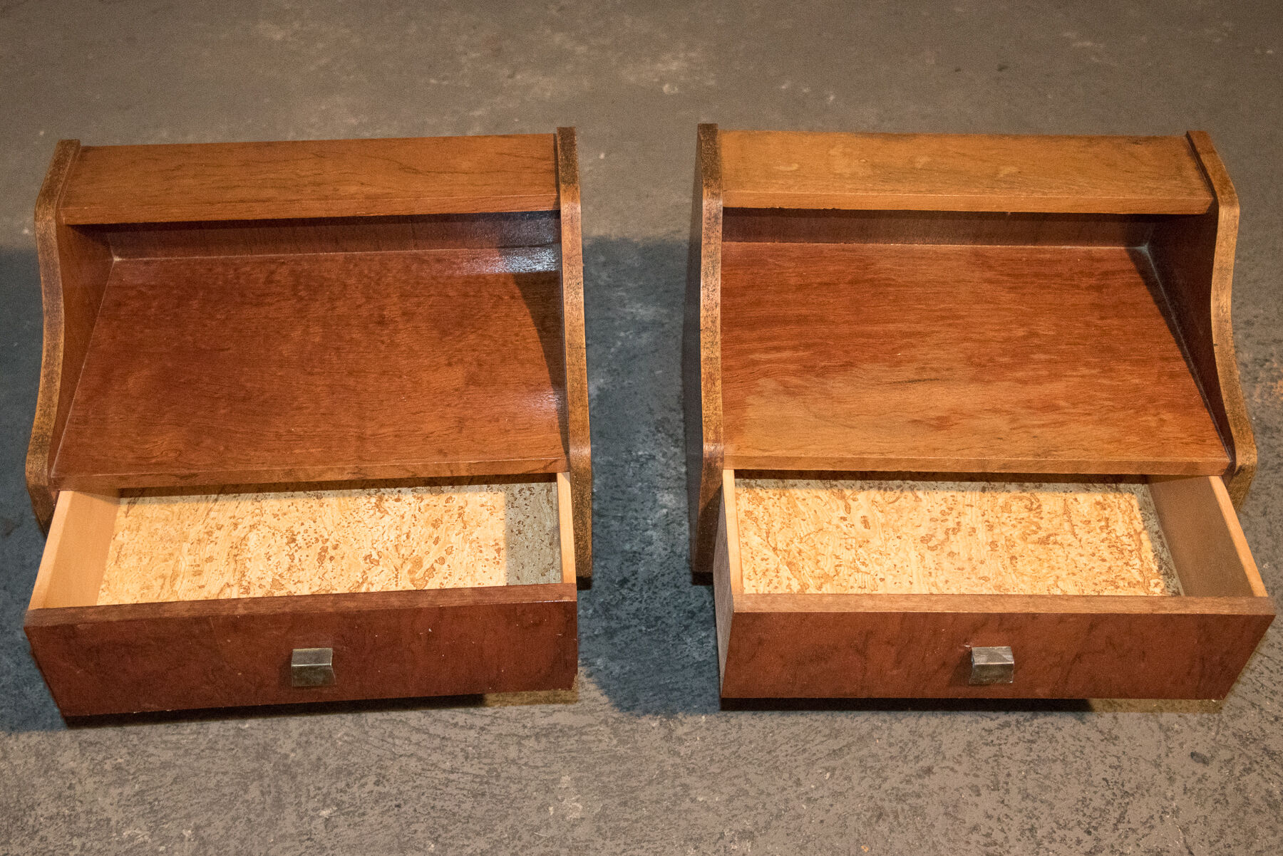 Pair of Art Deco bedsides
