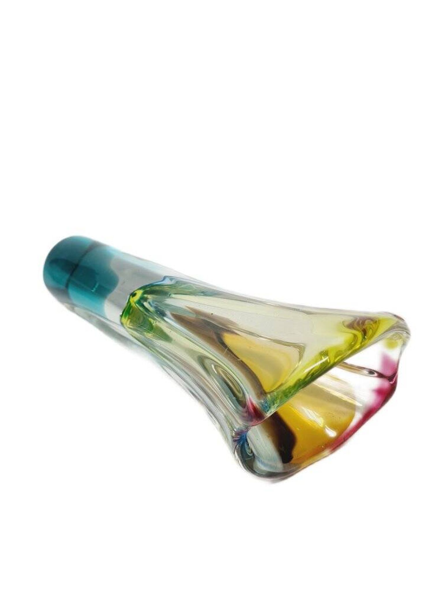 Vase by J. Hospodka for Chribska Glassworks, Czechoslovakia, 1960s