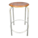1950s German Industrial Stool with Plywood Seat