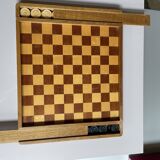Old game of checkers and game of the goose