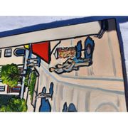 Huile sur toile d'H.Rivoire "Bergerac"
