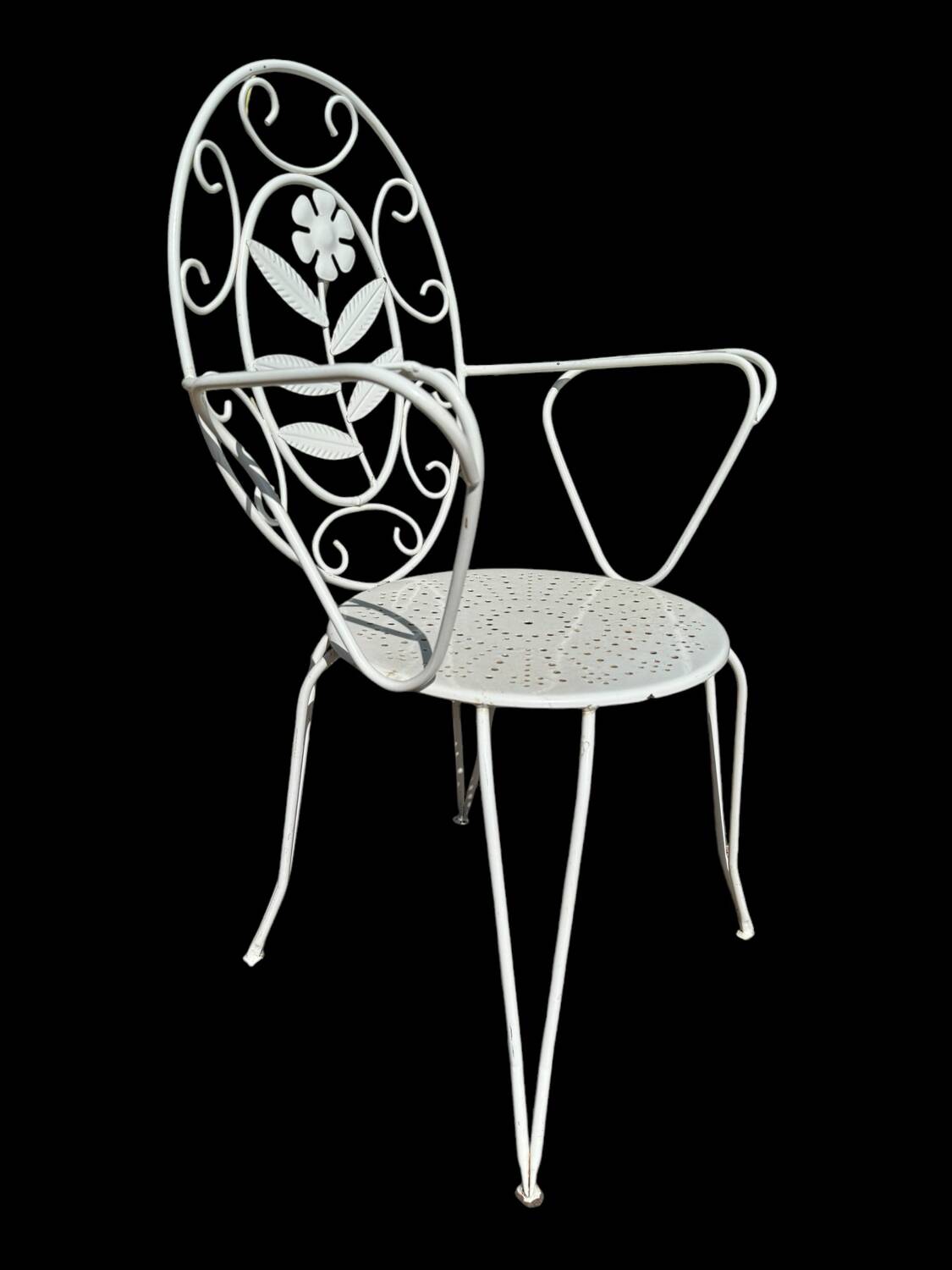 Fauteuils en fer forgé provençal des années 60, set de 6