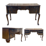 English chippendale desk in walnut from the 1950s