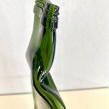 Plat en verre forme bouteille, 34 cm