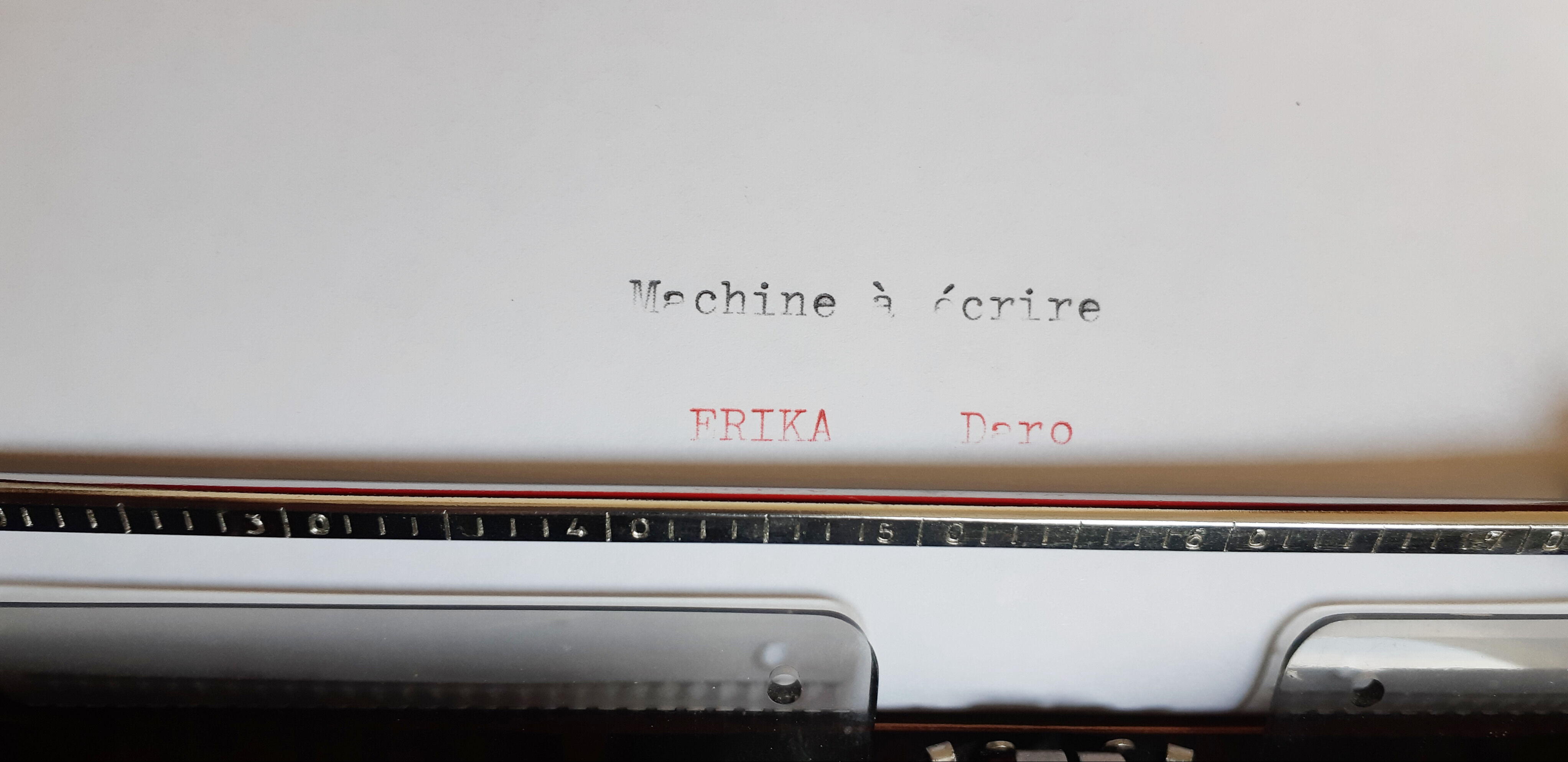 Erika portable typewriter