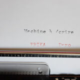 Erika portable typewriter