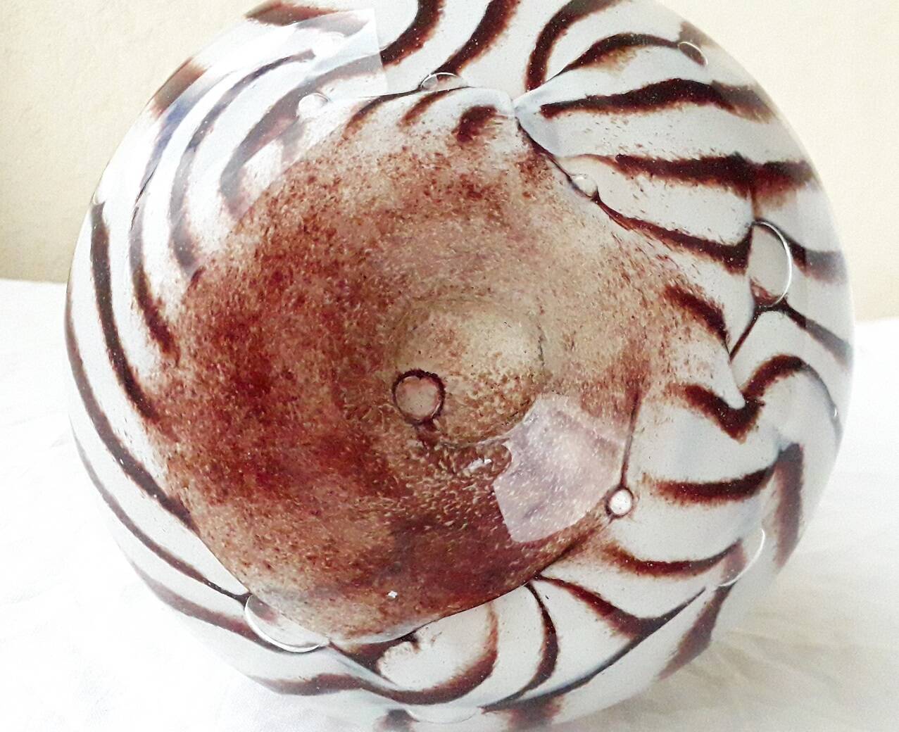 Blown glass vase Diverchy