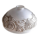 Vintage Art Deco globe in frosted glass