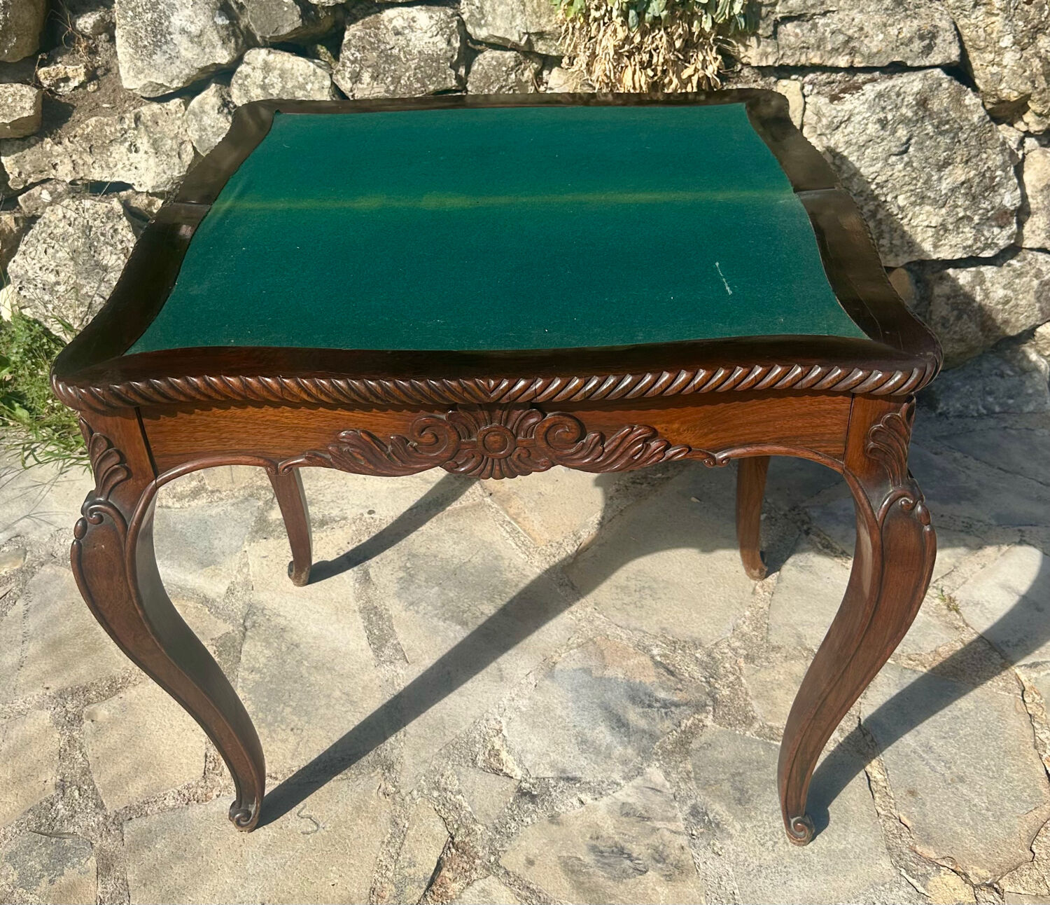 Louis XV style games table, 19th century