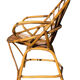 Set of 8 rattan armchairs from the 1960s, France.