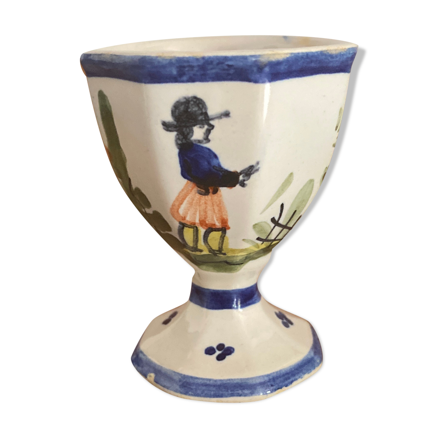 Coquetier faience Quimper