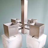 Mazzega cubic chandelier, Space Age style, 70s