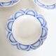 Set de 4 assiettes creuses Sarreguemines motif Arcades