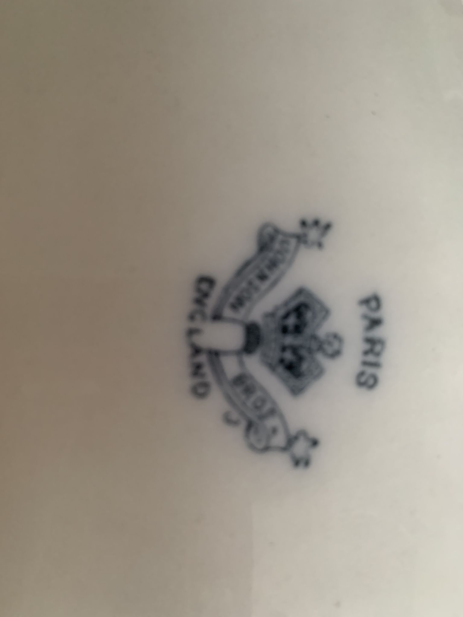 Plat porcelaine anglaise Johnson Bros