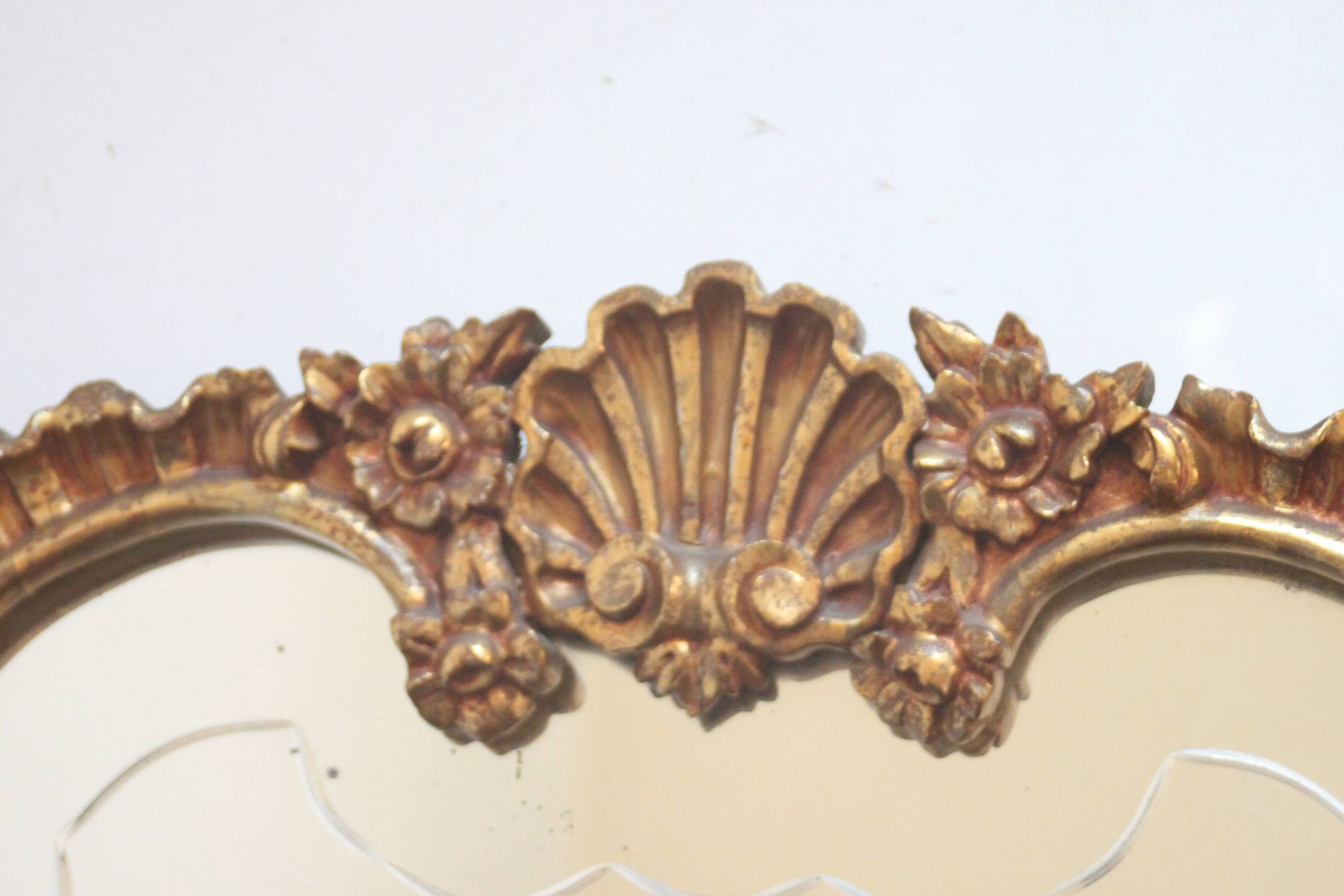 Antique gilded mirror, Neo Rococo, 19th century