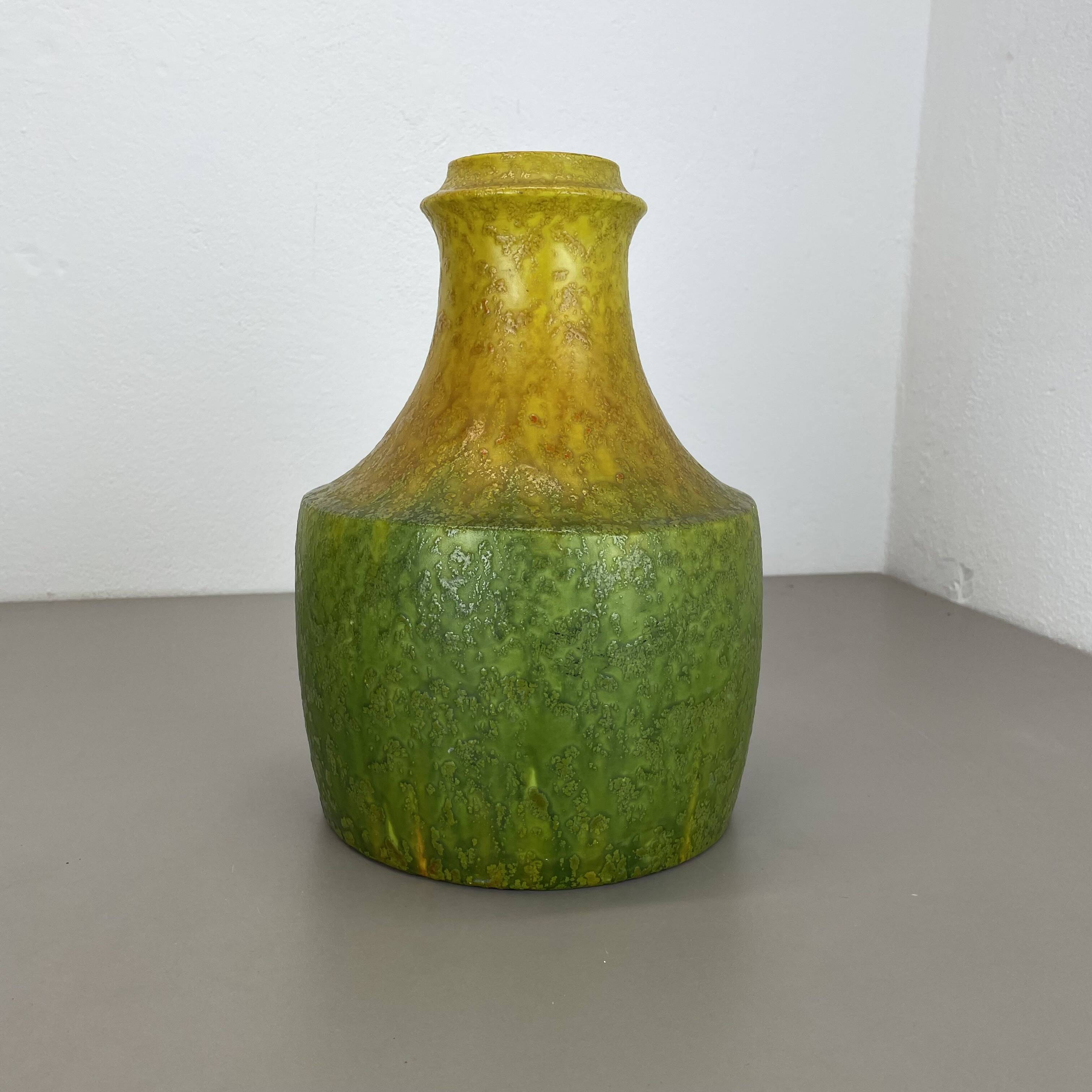 XL 4.4kg 31cm Ceramic Pottery VASE by Marcello Fantoni, ITALY, 1950s