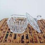 Sucrier en verre transparent
