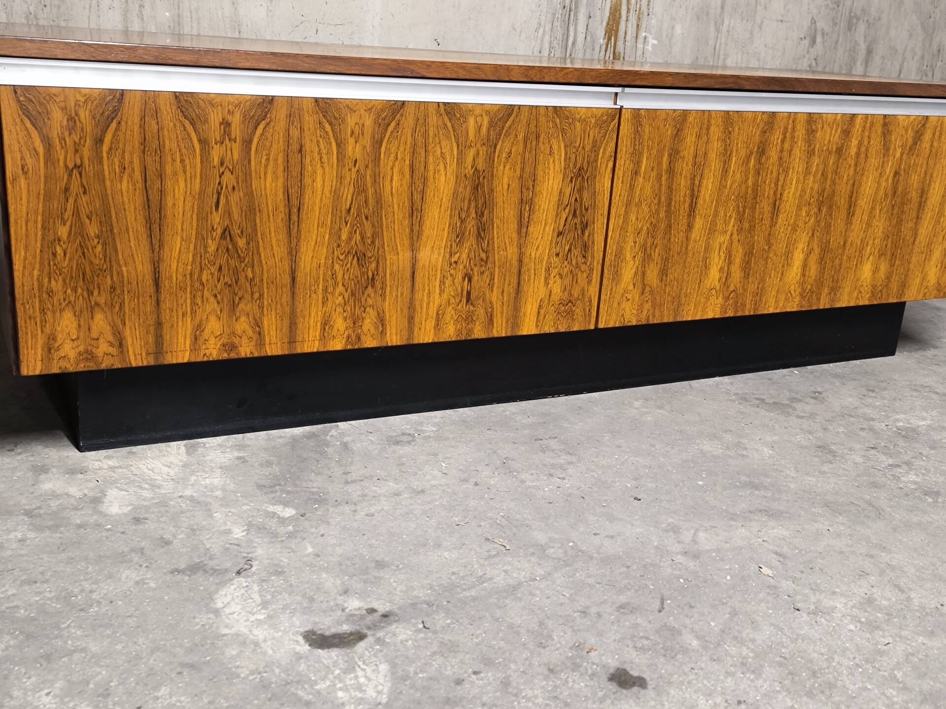Vintage Scandinavian enfilade from the 1960s in rosewood.