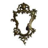 Louis XV style mirror, with bronze frame.