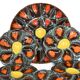 Ceramic oyster service from Vallauris