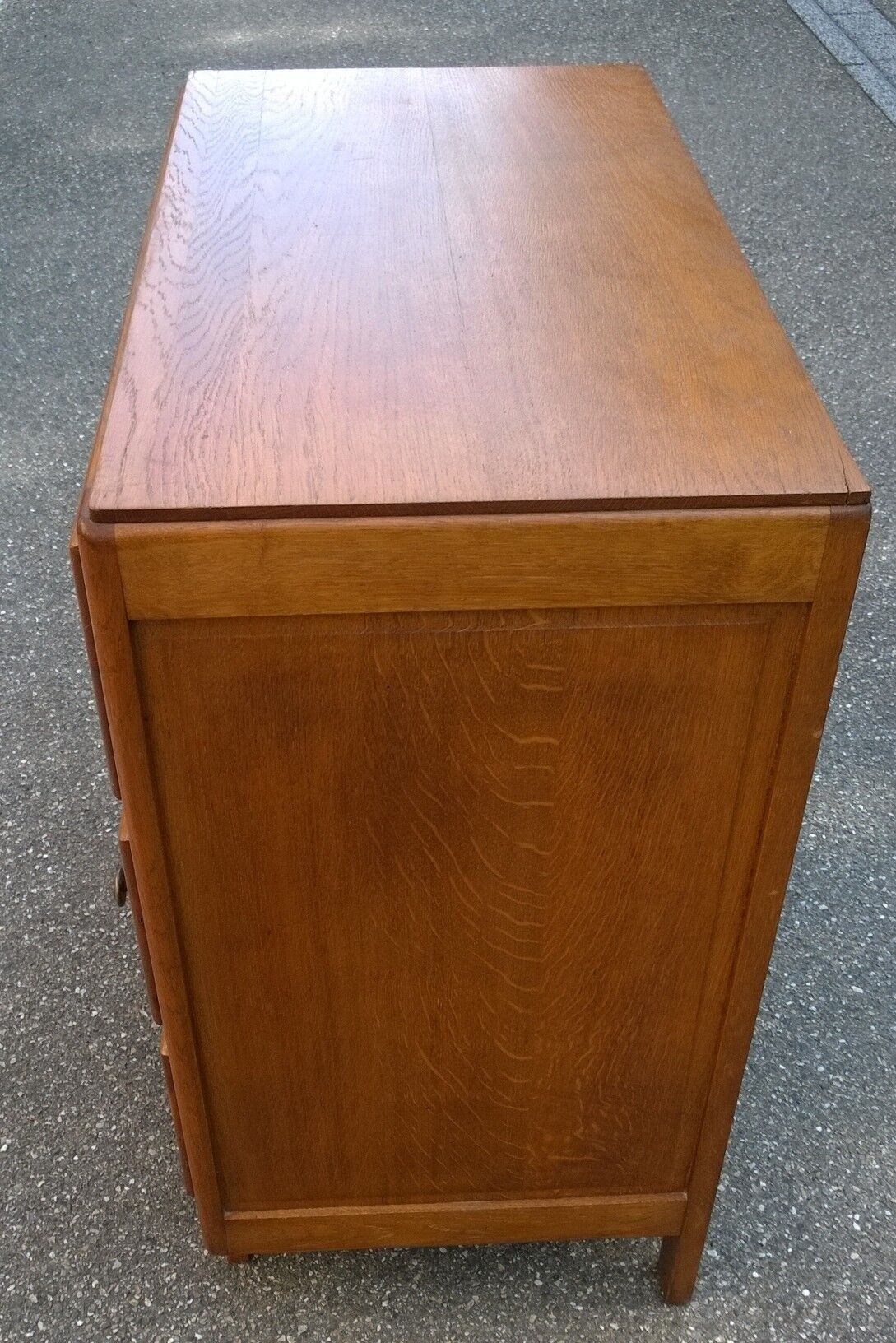 Art Deco dresser gilded oak france 1940