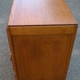 Art Deco dresser gilded oak france 1940
