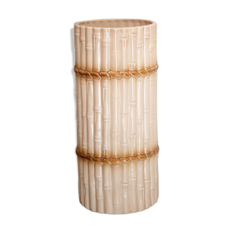 Umbrella holder or large Vase Slurry English Bamboo