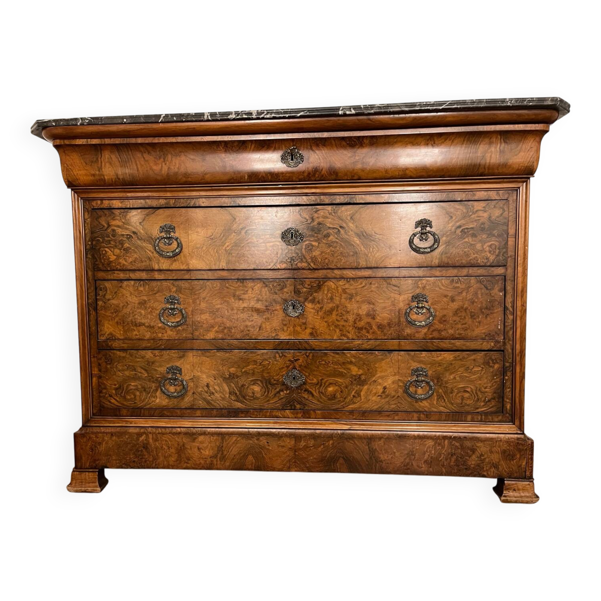 Louis Philippe commode with marble top