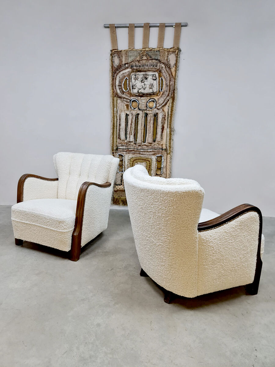 Art Deco armchairs lounge chairs