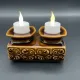 Double ceramic candlestick Ditmar Urbach – Czechoslovakia – Style A
