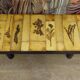Vintage ceramic coffee table – Roger Capron Vallauris – Herbarium decor – 1950s/60s