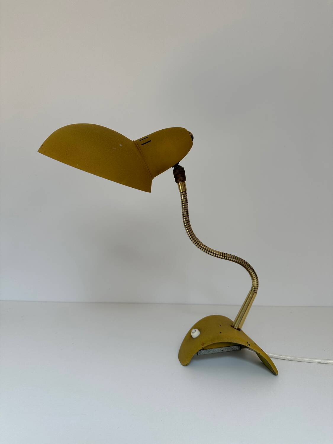 Articulated table lamp by Jean Boris Lacroix 1950 vintage